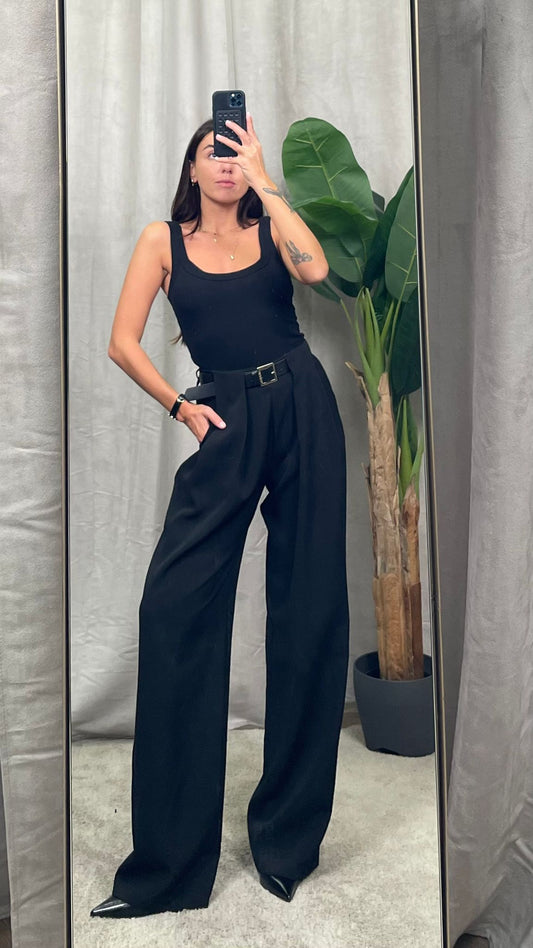 Pantalone ViCOLO con cinta -TF1688-