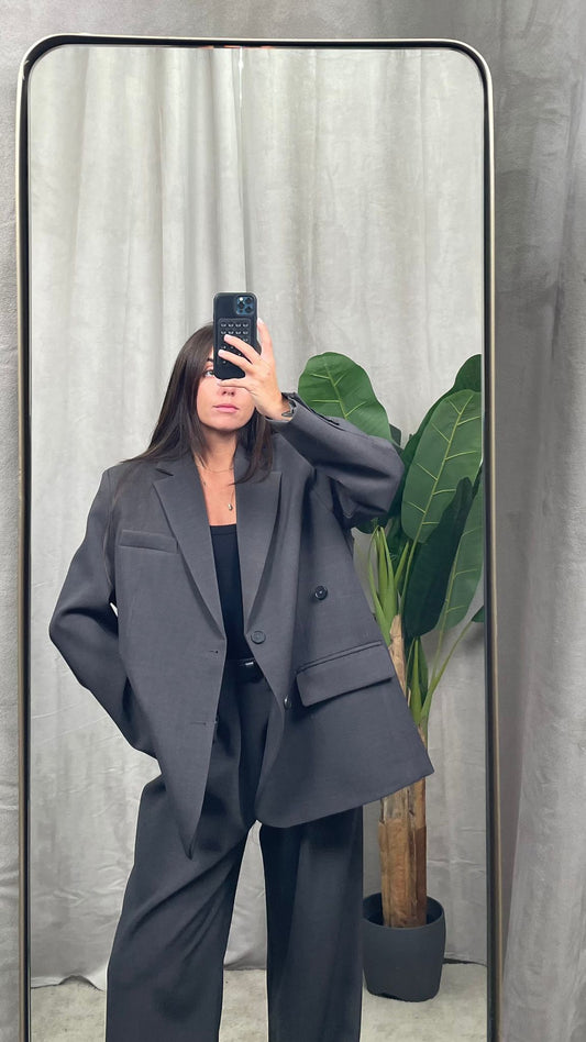 Giacca ViCOLO Over bottone laterale -TF1701-