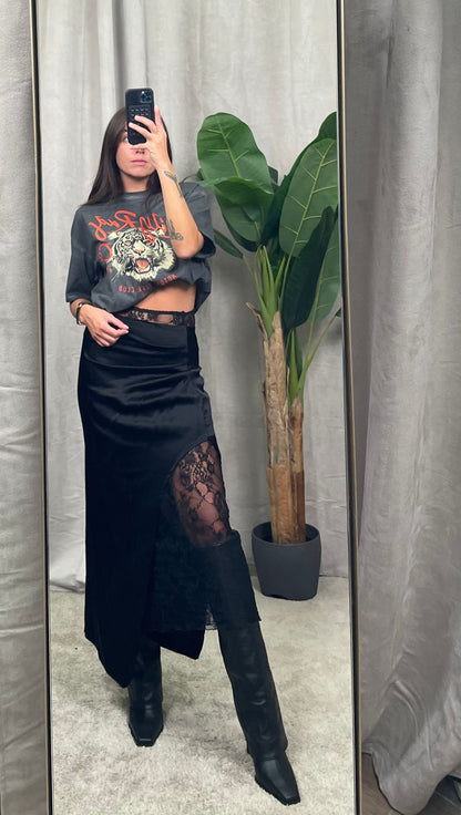 Gonna ViCOLO Satin/Pizzo -TF1094-