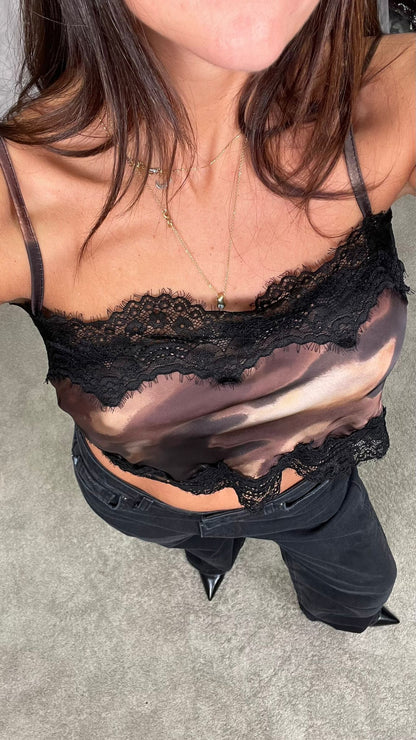 Top in satin fantasia HaveOne -RMA-P044-