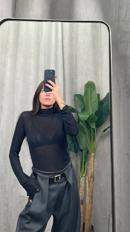 Maglia lupetto misto Cashmere HaveOne -MJS-P181-