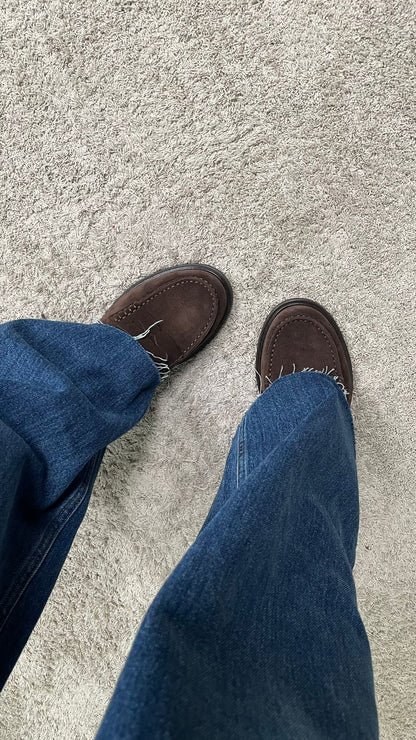 Mocassino DivineFollie scamosciato moro -DF252-