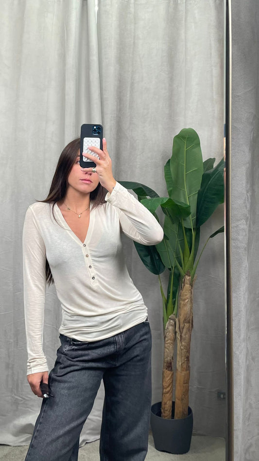 Maglia serafino HaveOne misto cashmere -MJS-P208-