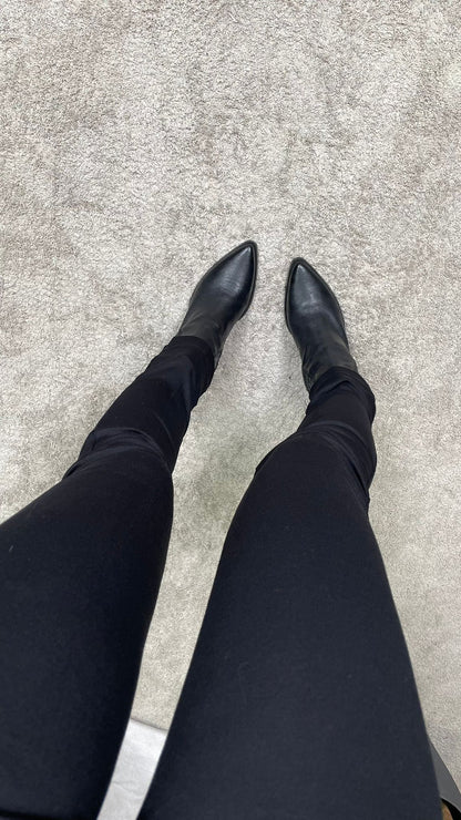 Leggings HaveOne in punto milano (Nero/Moro) -PJK-P278-