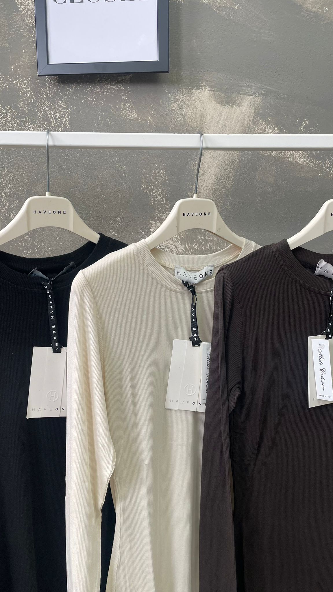 Maglia HaveOne costine in misto Cashmere -MJS-P2010-