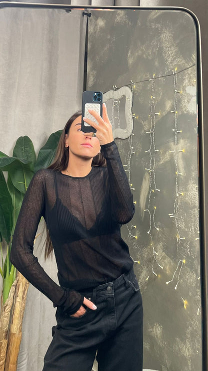 Maglia ViCOLO con bralette -44038F-