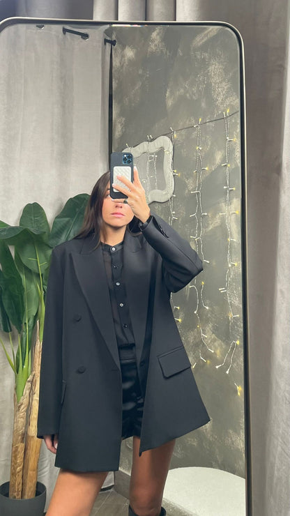 Blazer doppiopetto Oversize ViCOLO -TF1757-