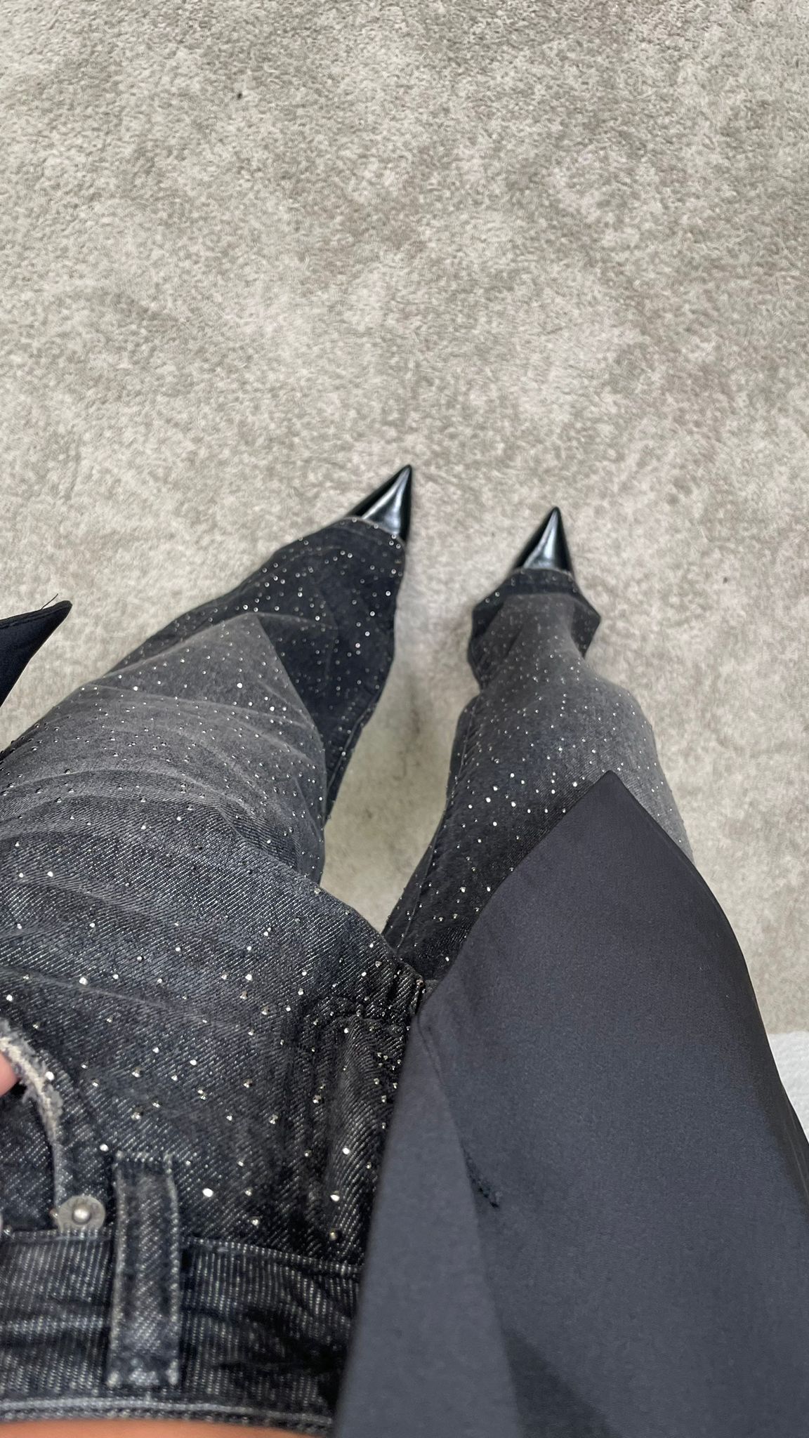 Jeans ViCOLO "Melody" brillantini -DF5144-