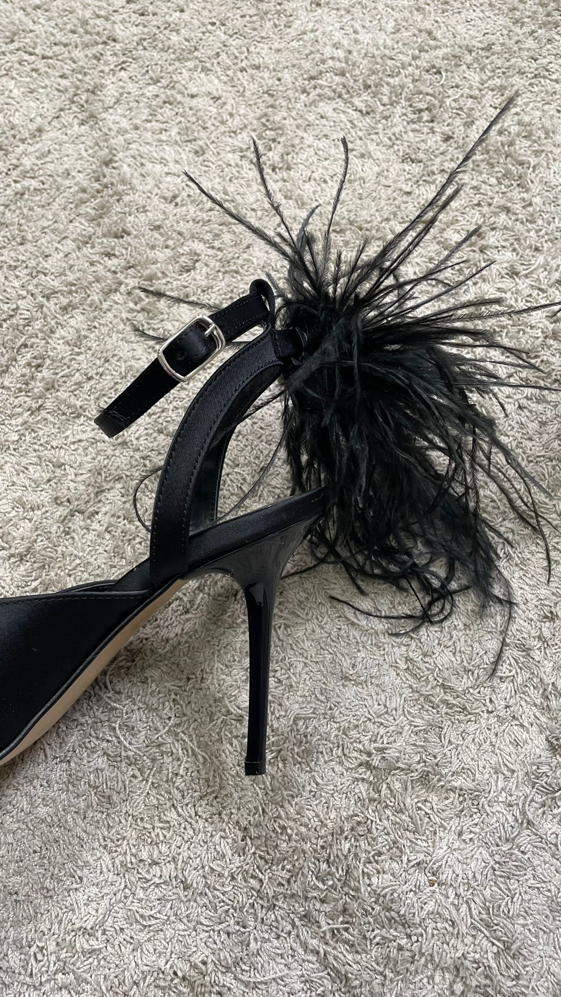 Sandalo in raso piuma DivineFollie -481-