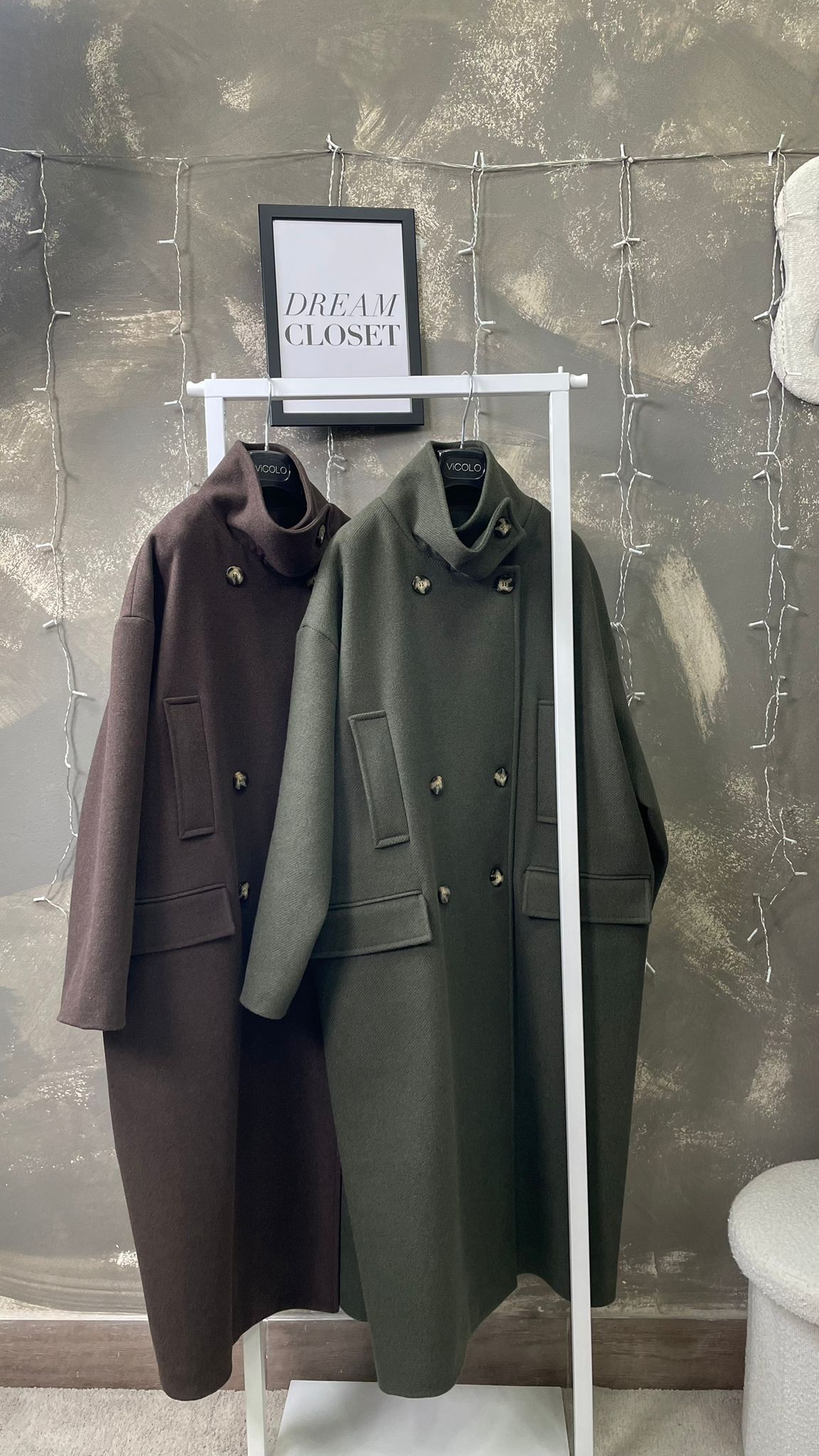 Cappotto ViCOLO collo a ciambella - TF1795-