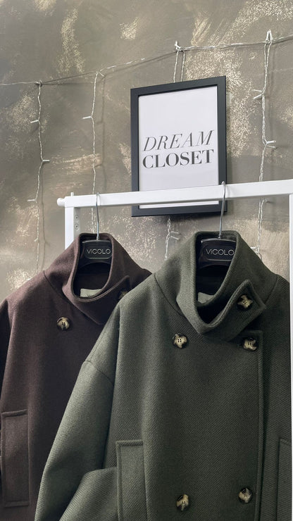 Cappotto ViCOLO collo a ciambella - TF1795-