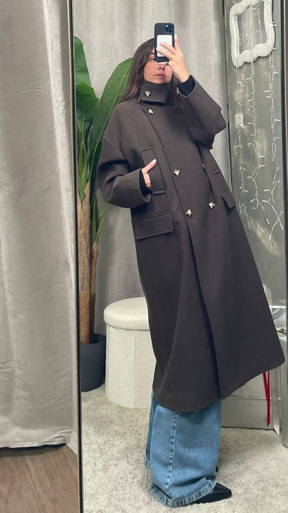 Cappotto ViCOLO collo a ciambella - TF1795-