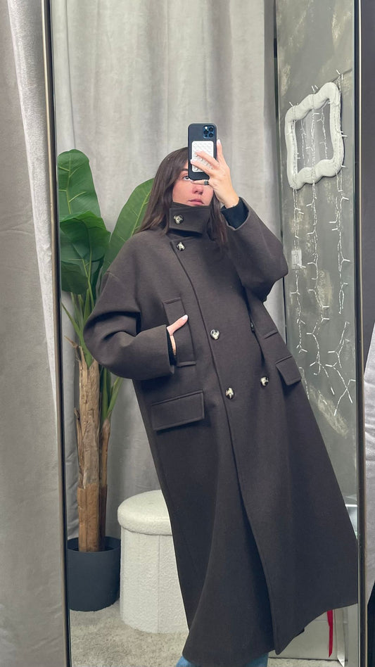 Cappotto ViCOLO collo a ciambella - TF1795-