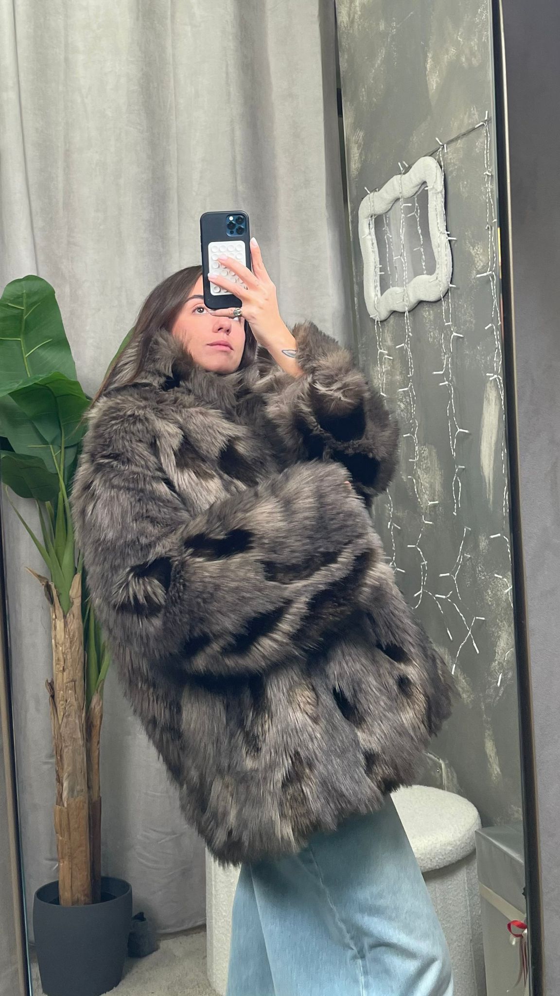 Eco-pelliccia HaveOne sfumata -KMA-P131-