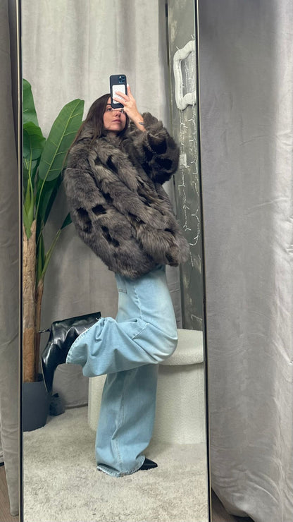 Eco-pelliccia HaveOne sfumata -KMA-P131-