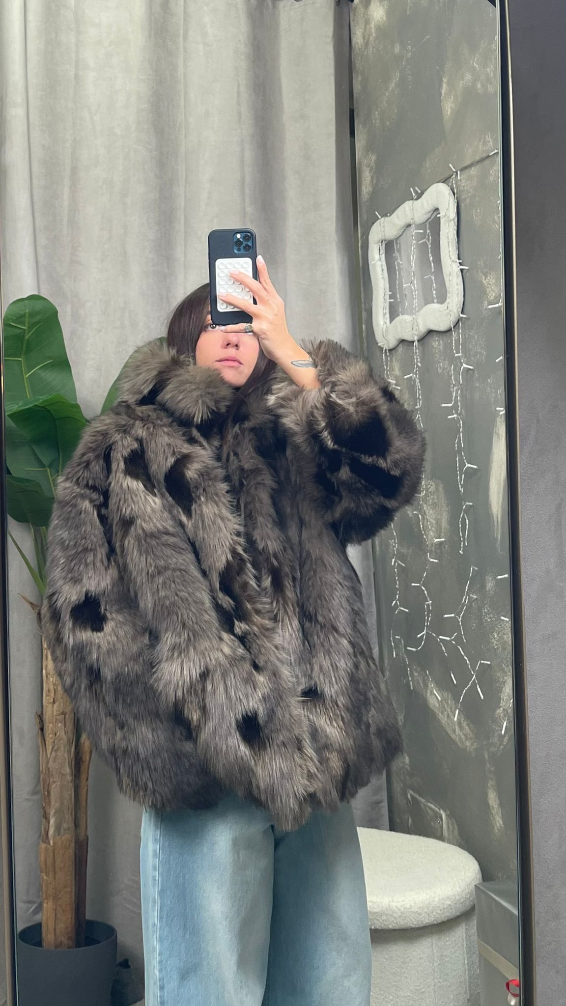 Eco-pelliccia HaveOne sfumata -KMA-P131-