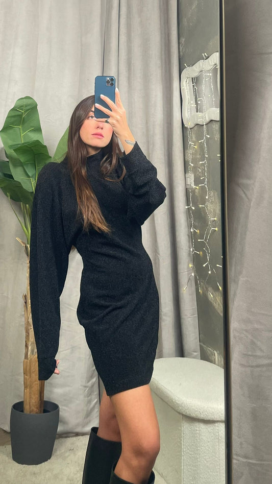 Abito spallina glitter HaveOne -AVS-P126-