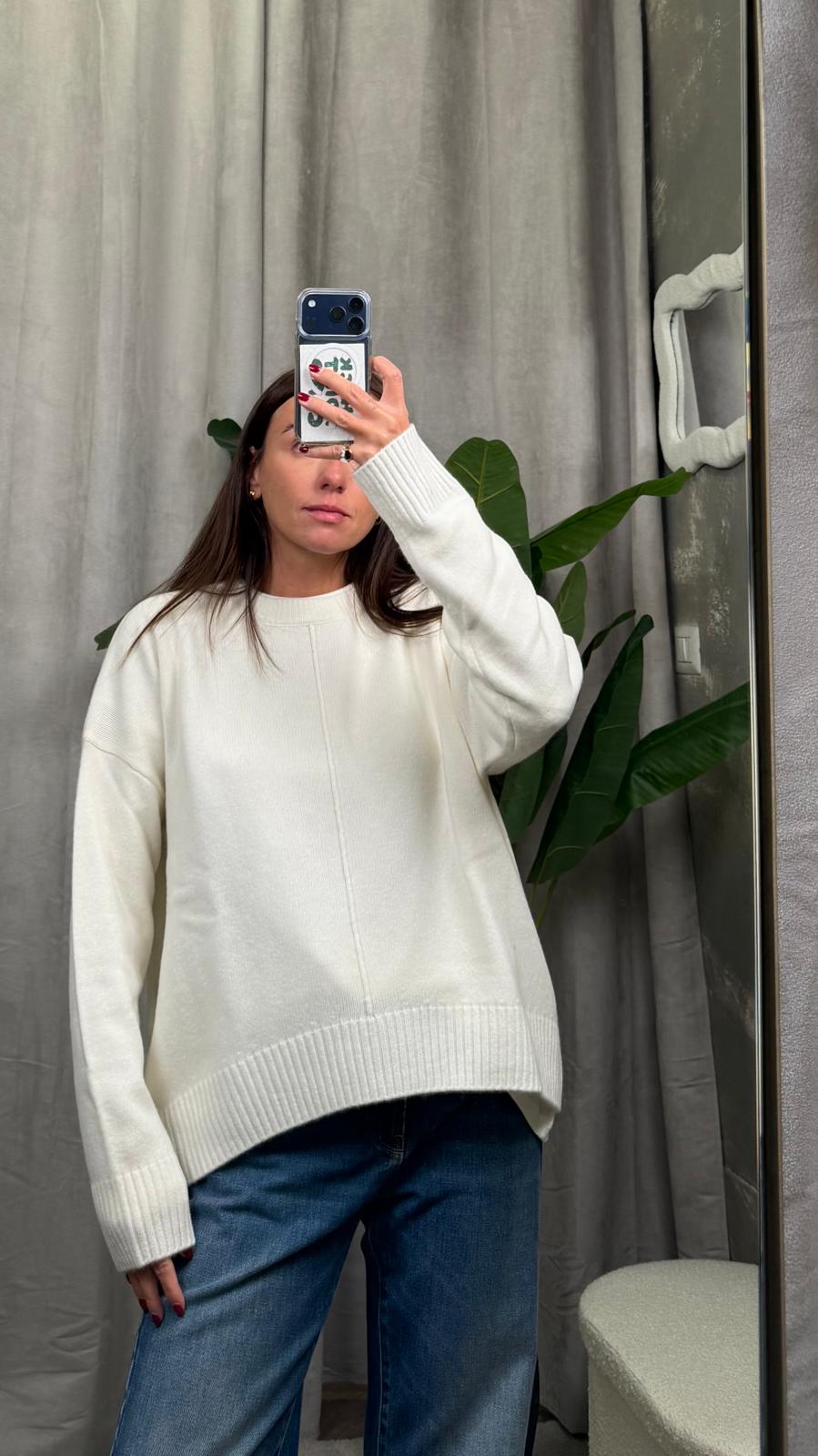 Maglione ViCOLO in pura lana -773F8F-