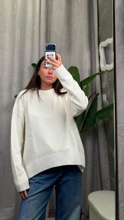 Maglione ViCOLO in pura lana -773F8F-