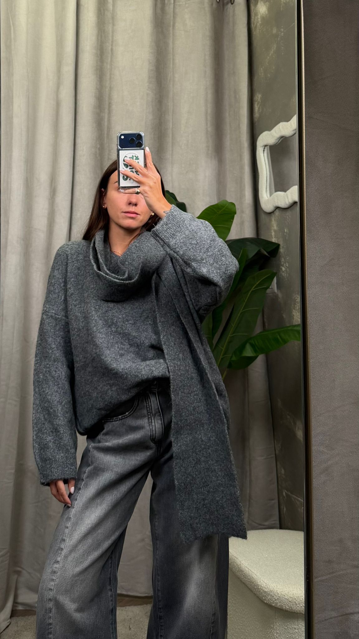 Maglione con sciarpa -MTT-P393-