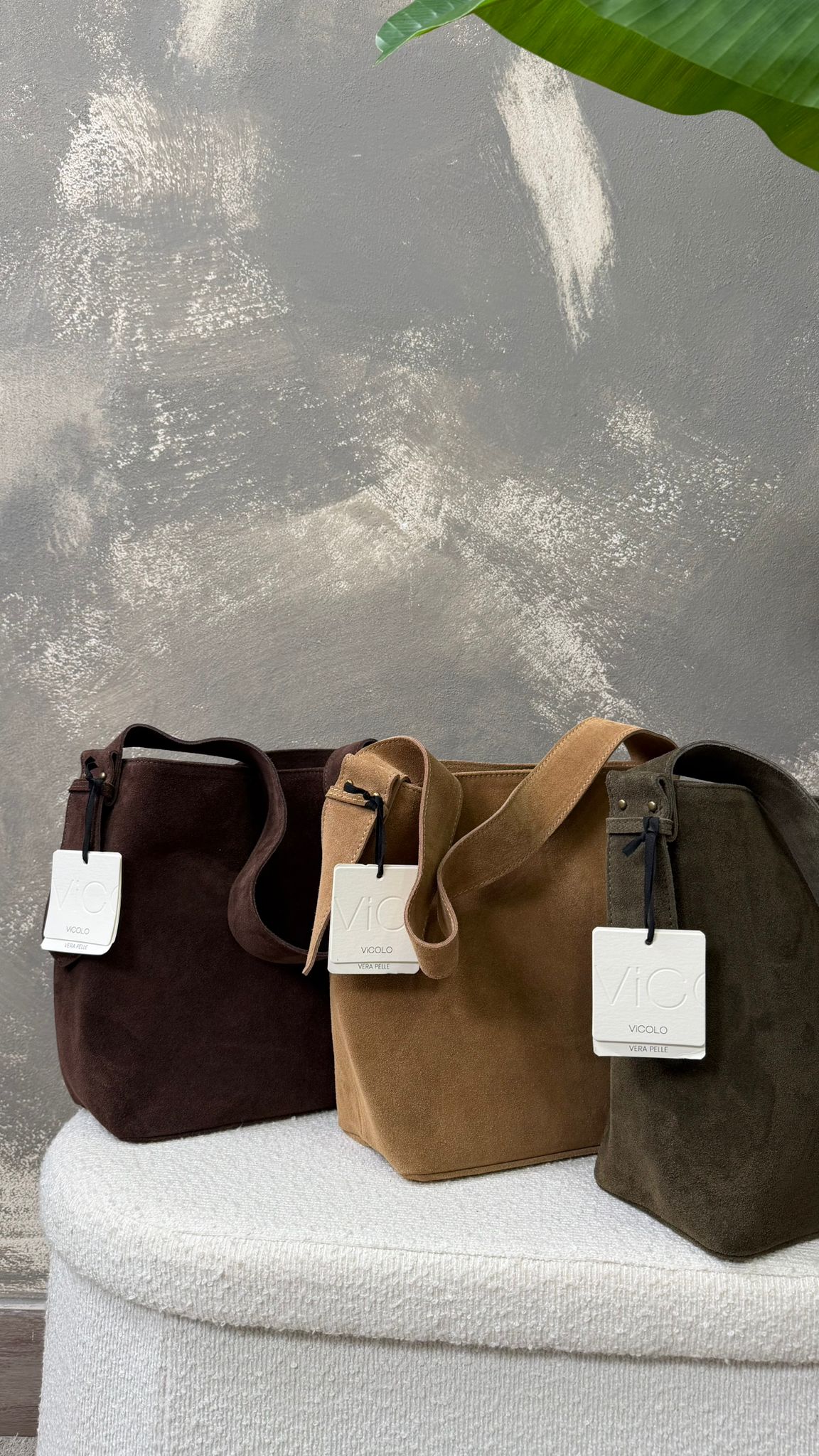 Borsa secchiello ViCOLO vera pelle -XAB0060-