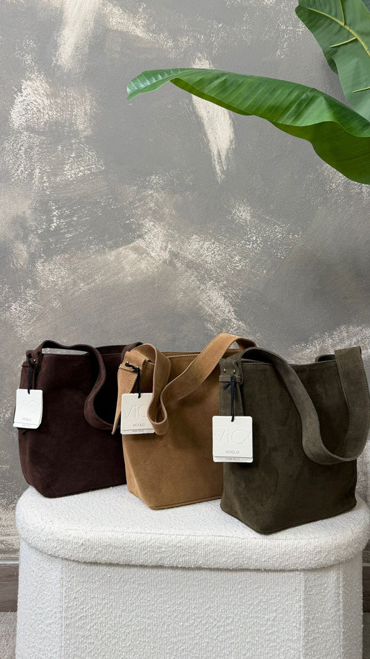 Borsa secchiello ViCOLO vera pelle -XAB0060-