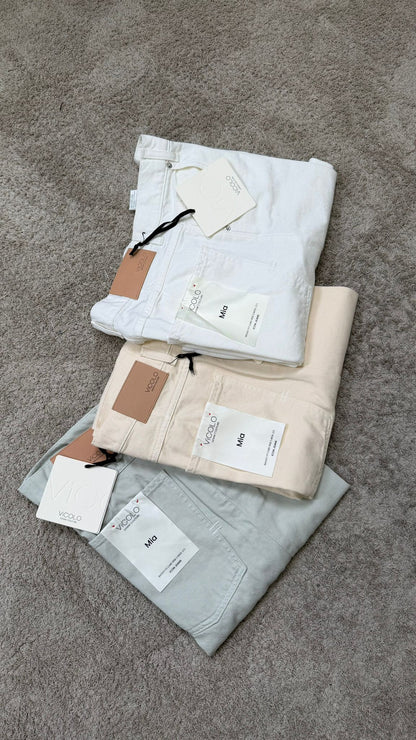 Jeans ViCOLO "Mia" (Menta,Bianco,Burro,Verde) -DAB5148-