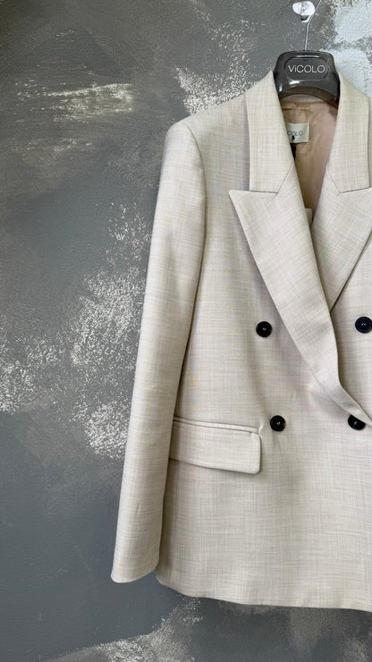 Blazer sartoriale ViCOLO  (Menta/Beige/Perla) -TAB1129-