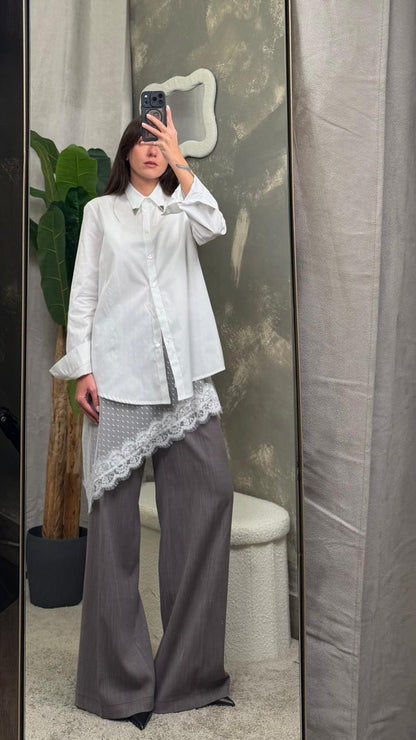 Tailleur ViCOLO mélange lilla/grigio -TAB1094- TAB1095-