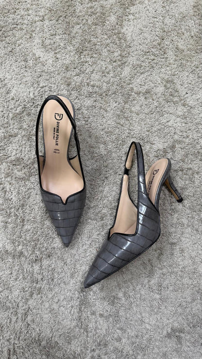 Slingback DivineFollie cocco -P7067-