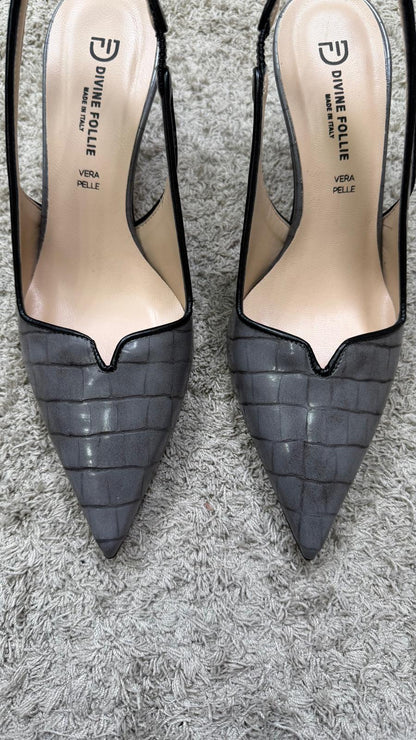 Slingback DivineFollie cocco -P7067-