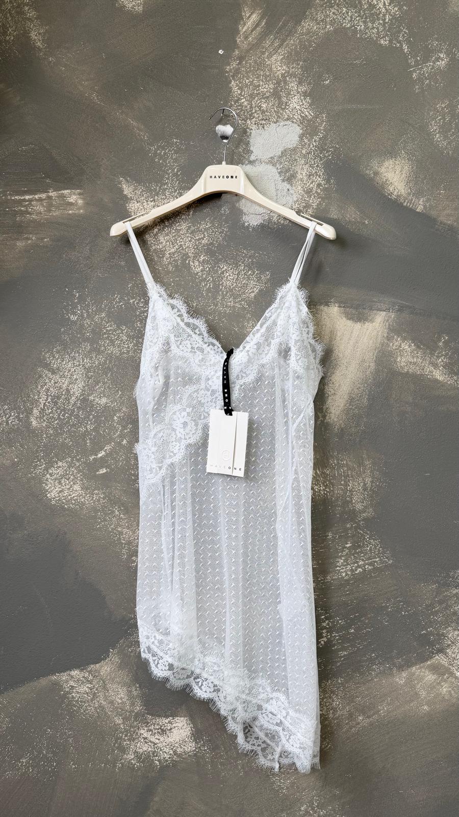 Sottoveste in pizzo bianco HaveOne -AVS-Q056-