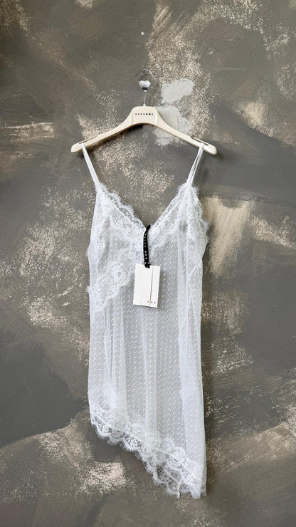 Sottoveste in pizzo bianco HaveOne -AVS-Q056-