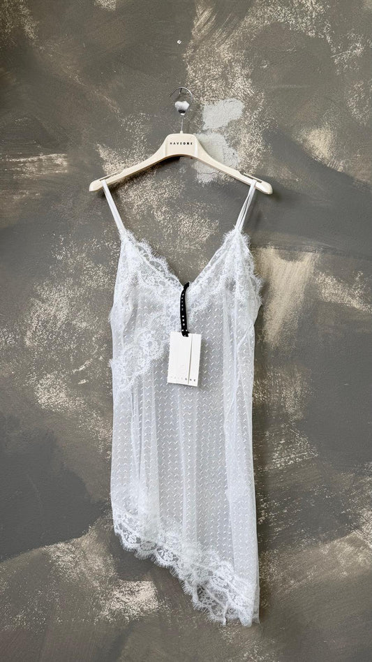 Sottoveste in pizzo bianco HaveOne -AVS-Q056-