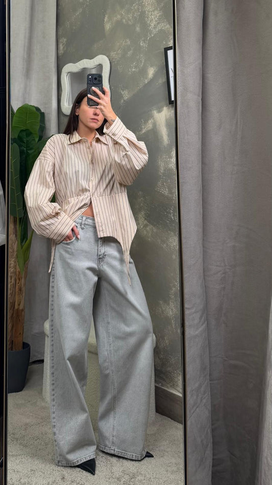 Jeans HaveOne "Bella" grigio chiaro -PLS-Q028-