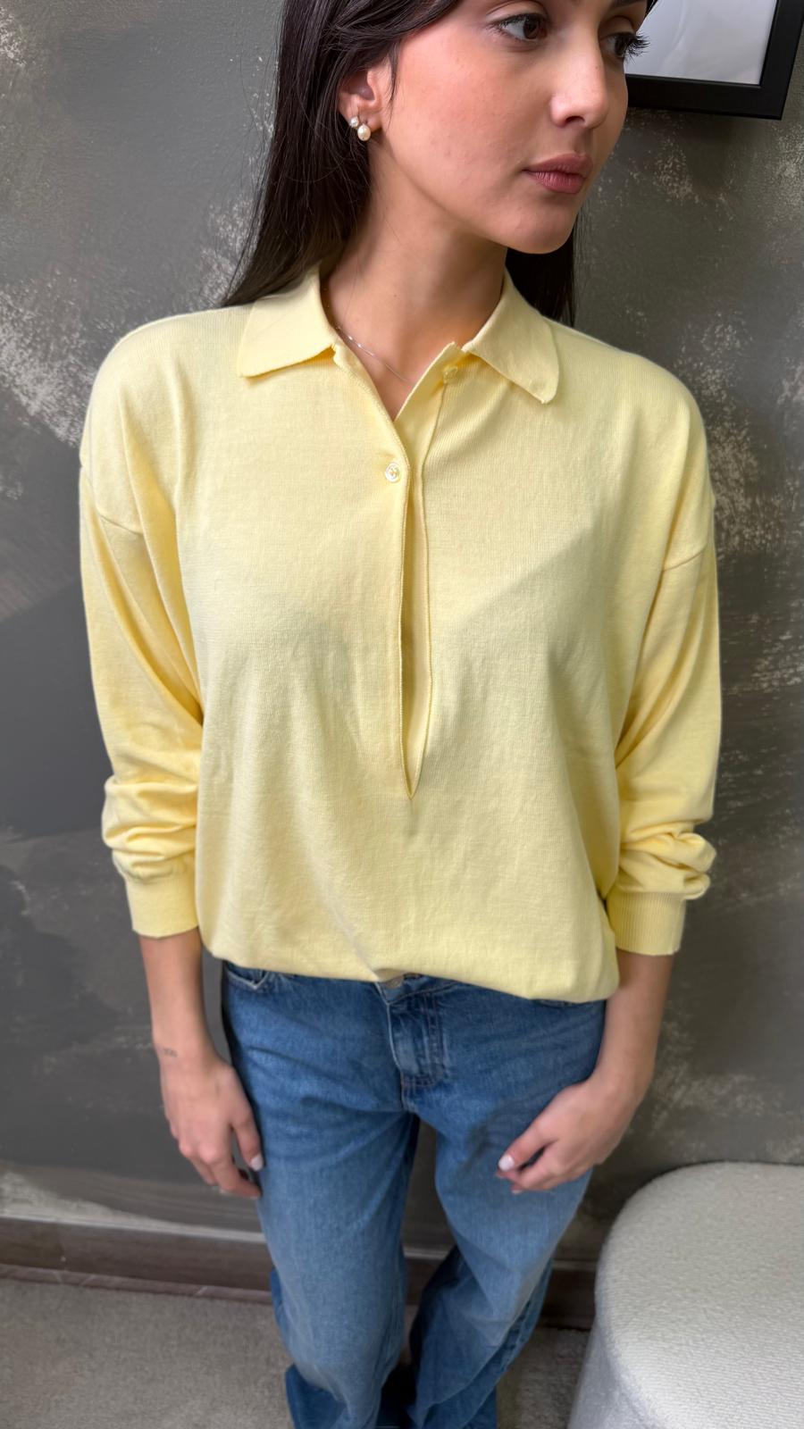 Polo ViCOLO scollatura goccia. -2AB2090-