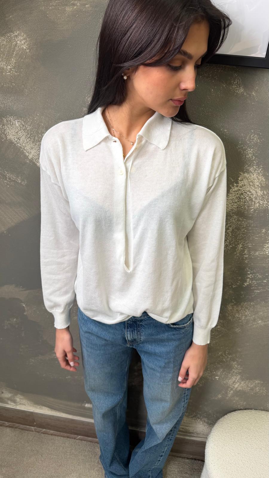 Polo ViCOLO scollatura goccia. -2AB2090-