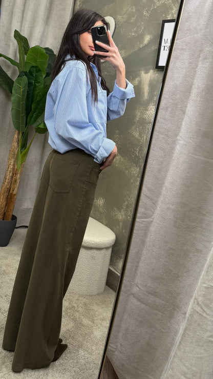 Pantalone ViCOLO Verdone con cinta -TAB1104-