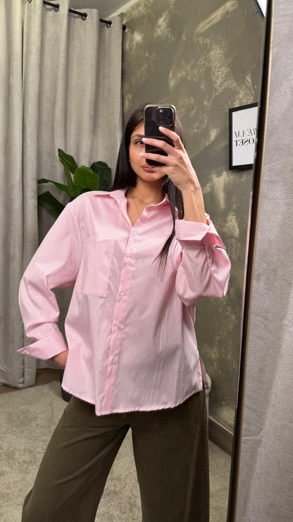 Camicia Over a righe HaveOne -CFW-Q150-