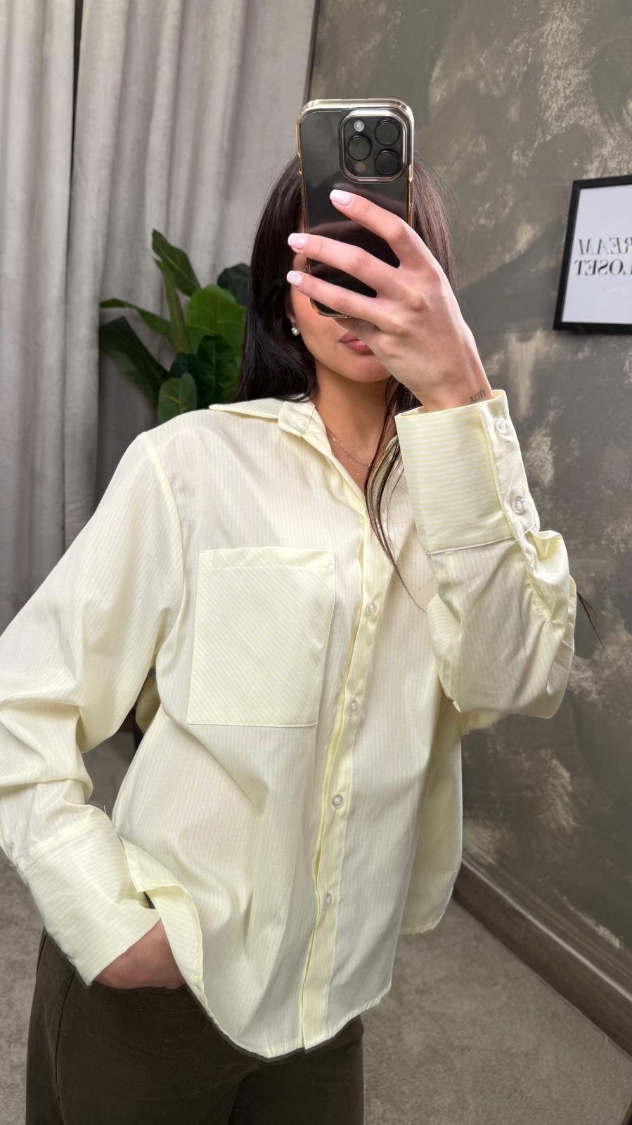 Camicia Over a righe HaveOne -CFW-Q150-