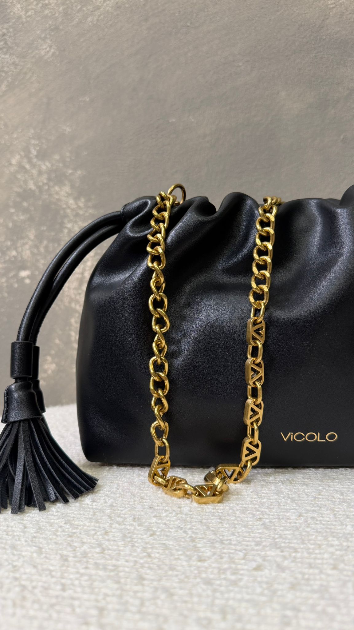 Borsa ViCOLO Tassel Small -XAB0035-