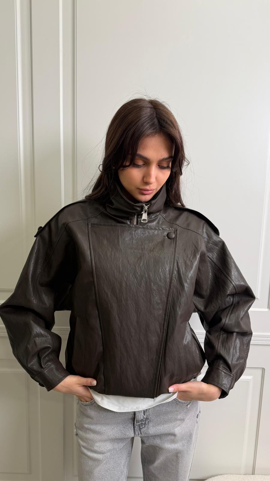 Giaccone ecopelle HaveOne -JFW-Q082-