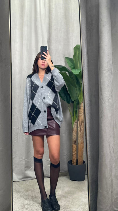 Cardigan ViCOLO rombi -77098F-