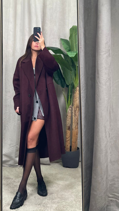 Cappotto ViCOLO Ovetto Oversized Hand made -TF0003-