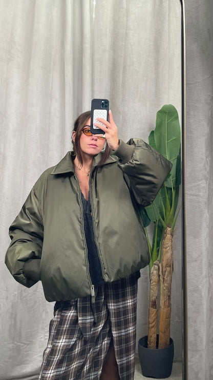 Piumino ViCOLO Over size -TF0013- (Verde/Nero)