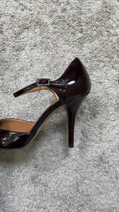 Décolleté Mary Jane DivineFollie (Nero/Bordeaux) -IS646-