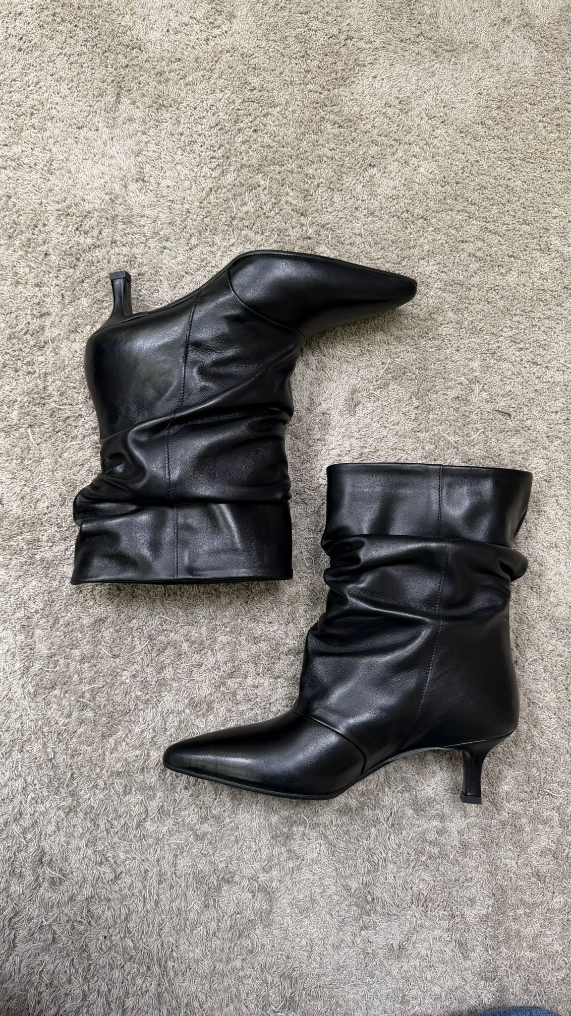 Stivaletto DivineFollie (Pelle Nero/Camoscio bruciato) -26/TR