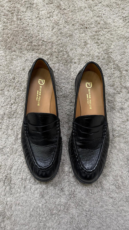 Mocassino DivineFollie cioccalto/nero -IM01-