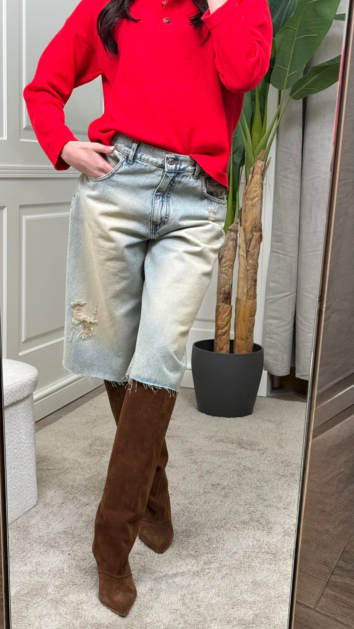 Bermuda "Koji" HaveOne denim vintage -PLS-Q032-