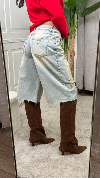 Bermuda "Koji" HaveOne denim vintage -PLS-Q032-